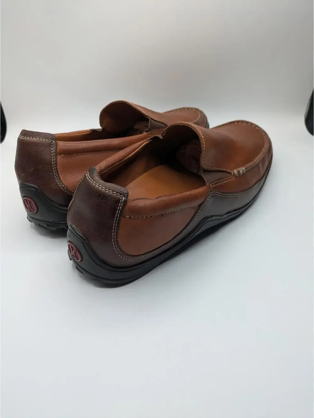 Cole Haan Brown Leather Slip-On Shoes Loafers Mens Size 10
